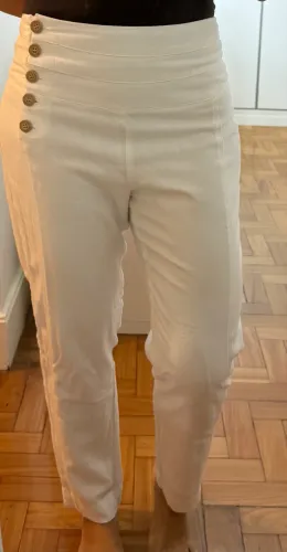 Calça branca Garage Tam M