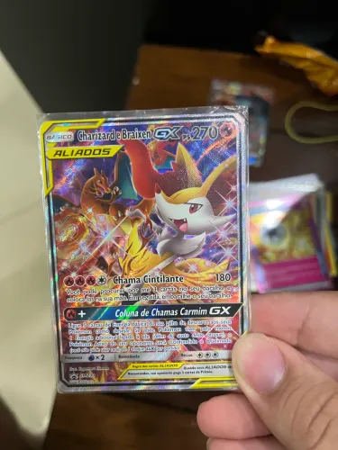 Charizard e Braixen GX SM230 - Tag Team Aliados