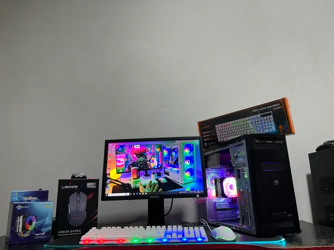 Pc Gamer Completo / i7-4771 / 12GB / SSD+HD / Monitor 20