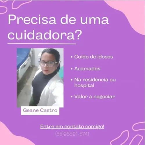 Cuidadora de idosos 