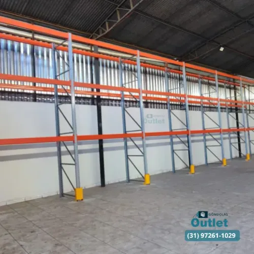 Estante Porta Pallet para Galpões e Estoques