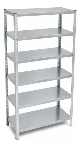 VENDO ESTANTES 90CM (L) DE AÇO PARA ARMAZENAMENTO, ESTOQUE E ORGANIZAÇÃO