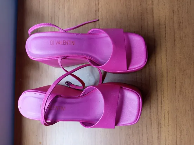 Sapato plataforma rosa 37