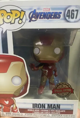 Funko Pop! do Homem de Ferro (Iron Man #467)