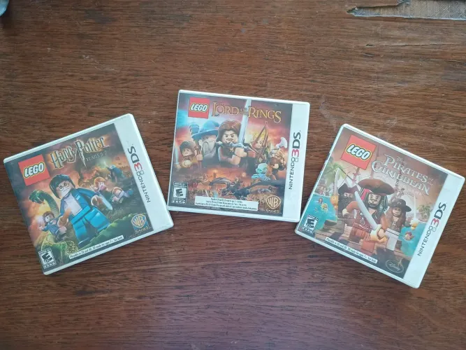 3 jogos Nintendo 3DS originais usados