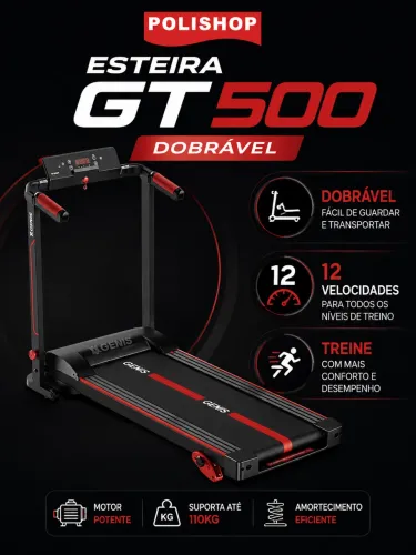 Vendo esteira da Polishop Gt 500