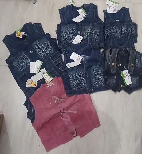 Lote Coletes Jeans Infantil NOVOS REVENDA 