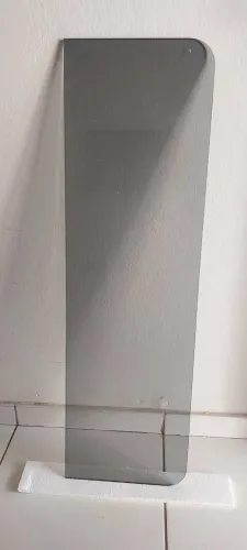 Prateleira De Vidro Fumê 6mm 1x30