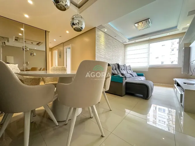 Apartamento de mobiliado com vaga coberta
