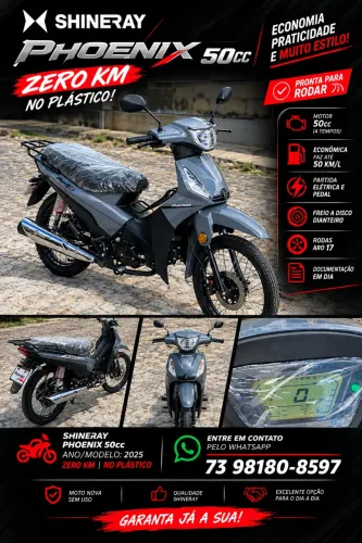 SHINERAY PHOENIX 50CC ? ZERO KM