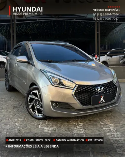 Hyundai HB20S Premium 1.6 Flex 16V Aut. 4P 2017