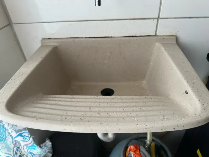Tanque de mármore sintético 55x41cm