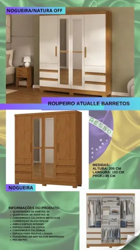 Guarda roupa de casal 