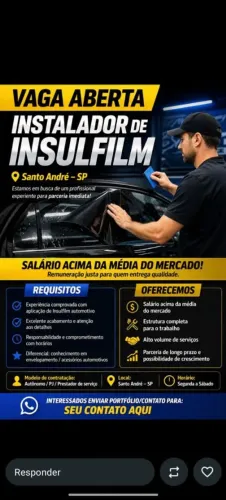 Vaga de Aplicador de Insulfilm