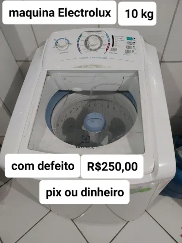 Máquina Eletrolux 10 kg com defeito