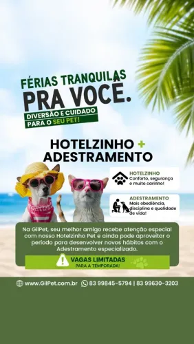 Hotelzinho + Adestramento 