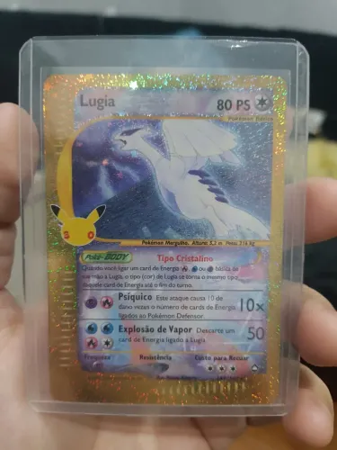 CARTA POKÉMON LUGIA 30 ANOS