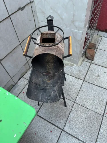 Fogareiro a lenha para tacho