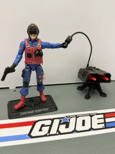 Gi Joe 25th Scrap-Iron - 2008 - comandos em ação