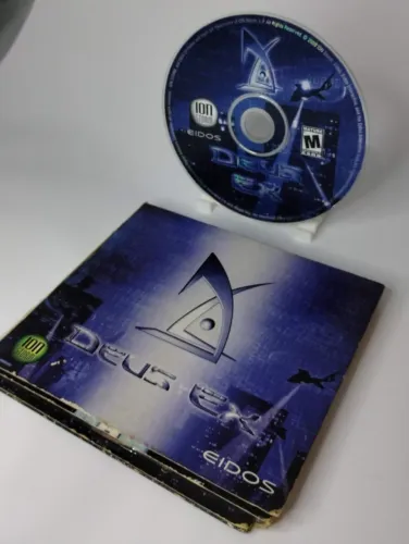 Deus Ex jogo original para PC CD-Rom 2000 Eidos/Ion Storm - Raríssimo