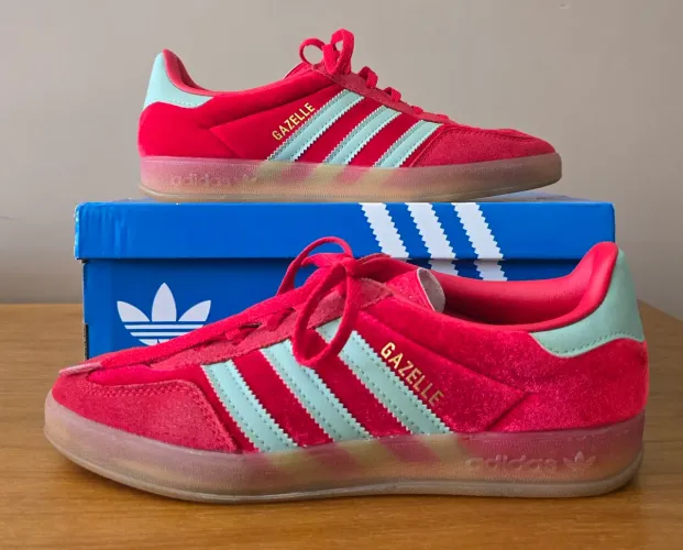 Adidas Gazelle 36 vermelho/veludo