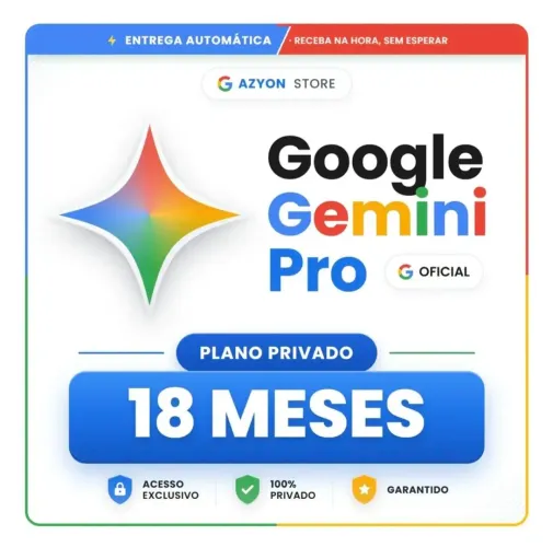 Google Gemini Ai Pro 18 Meses | Via Link De Ativação