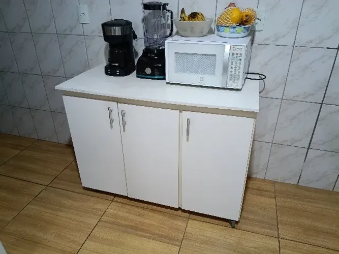 Balcão cozinha com rodinhas