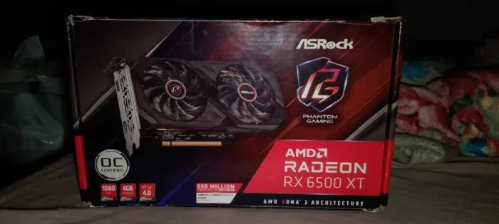 Placa de vídeo RX 6500xt 4gb asrock (Sou de Cataguases)