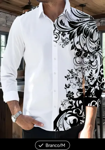 Camisa esporte fino Tam M