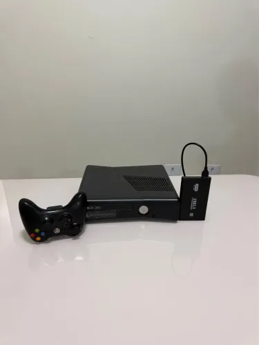 Xbox 360 desbloqueado + 67 jogos + 1 controle original