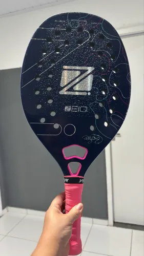 Raquete De Beach Tennis Inspire Patty Diaz Zeiq 3k Cor Azul