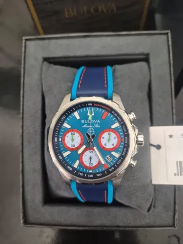 Relógio bulova marine star team miami 96B460