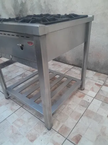 Fogão industrial inox