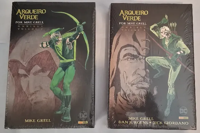 Omnibus Panini Arqueiro Verde 1 + 2 Mike Grell Lacrado
