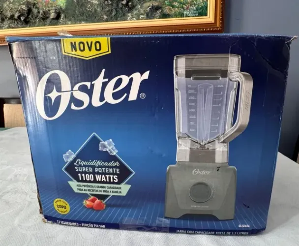 Liquidificador 220V 1100 Full 3,2l Lançamento Oster OLIQ606 Cinza 220v