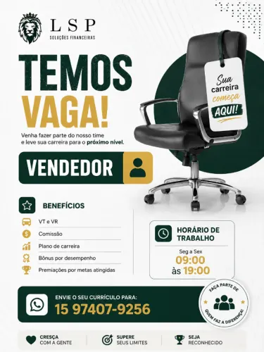 Oportunidade de Crescimento na Área Comercial