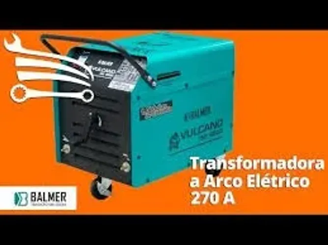 Máquina Transf. de Solda Arco Elétrico Bifásico IND-4000 270Amp Vulcano-Balmer