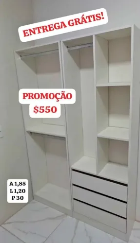 Closet Modelos Variados e Modernos 