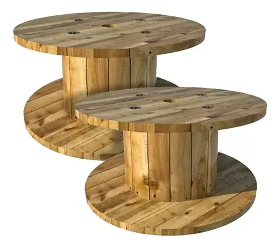 Bobina de madeira carretel 65x25 