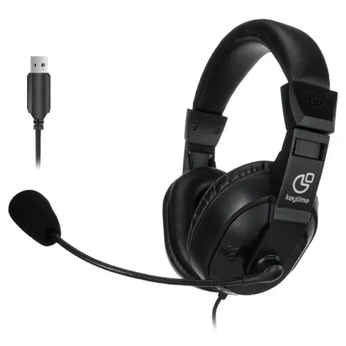 Headset Office Keytime ProTalk, Cabo 1.8m (Conexão USB) - WZetta