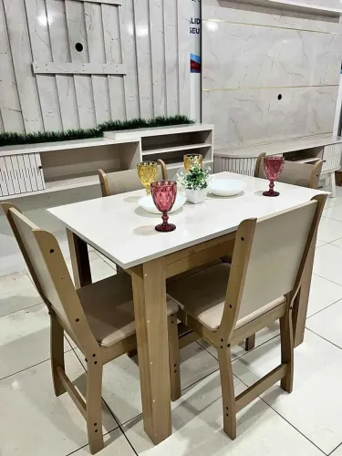 Mesa belagio 4 cadeiras 