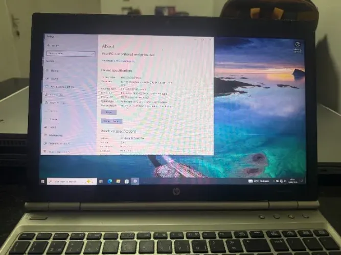 Notebook HP i5 8Gb ram SSD