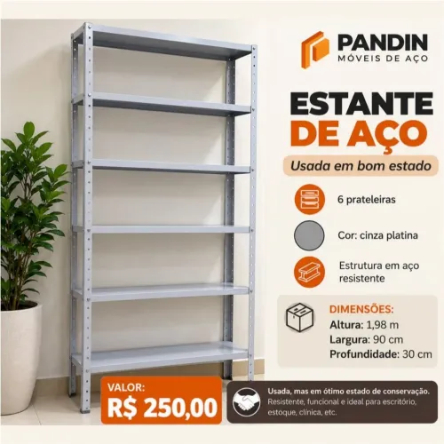 ESTANTE DE AÇO PANDIN