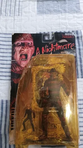 Boneco MC Fairlane toys movie maníac Freddy Kruger.