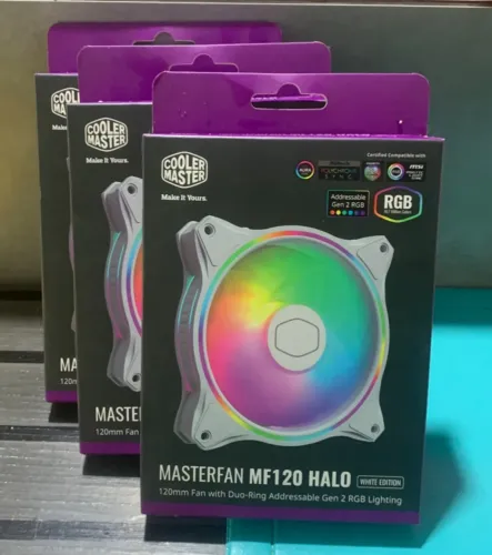 Kit Master Fan MF120 Halo White
