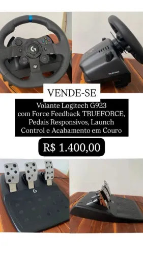 Logitech g923 em excelente estado
