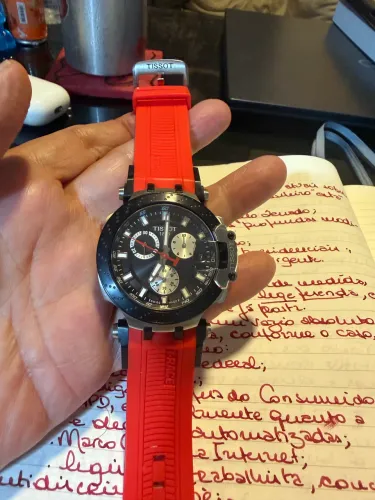 Tissot T-Race Chronograph Vermelho Full Set T048.417