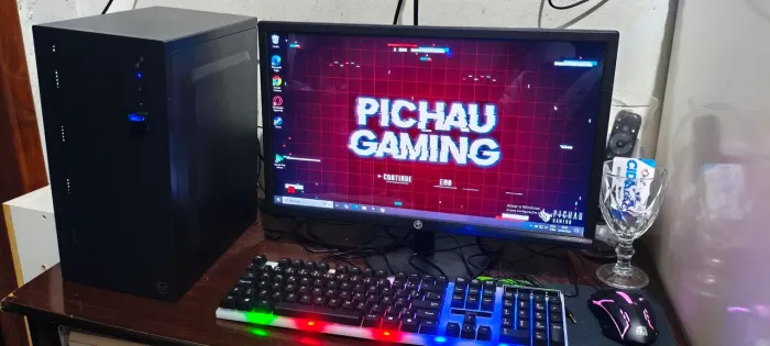 PC  completo monitor HD + SSD  totalizando 560 GB