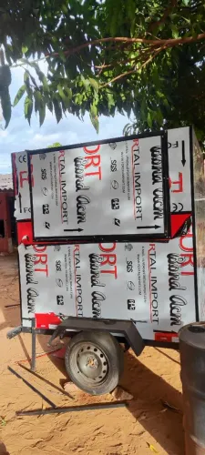 Treiler 2.00 por 1.50 com 2 de altura novo 
