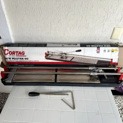 NOVO - Cortador Piso Cortag Master 90 cm Cerâmica Porcelanato Profissional NF